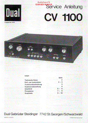 Dual-CV1100-int-sm维修电路原理图.pdf