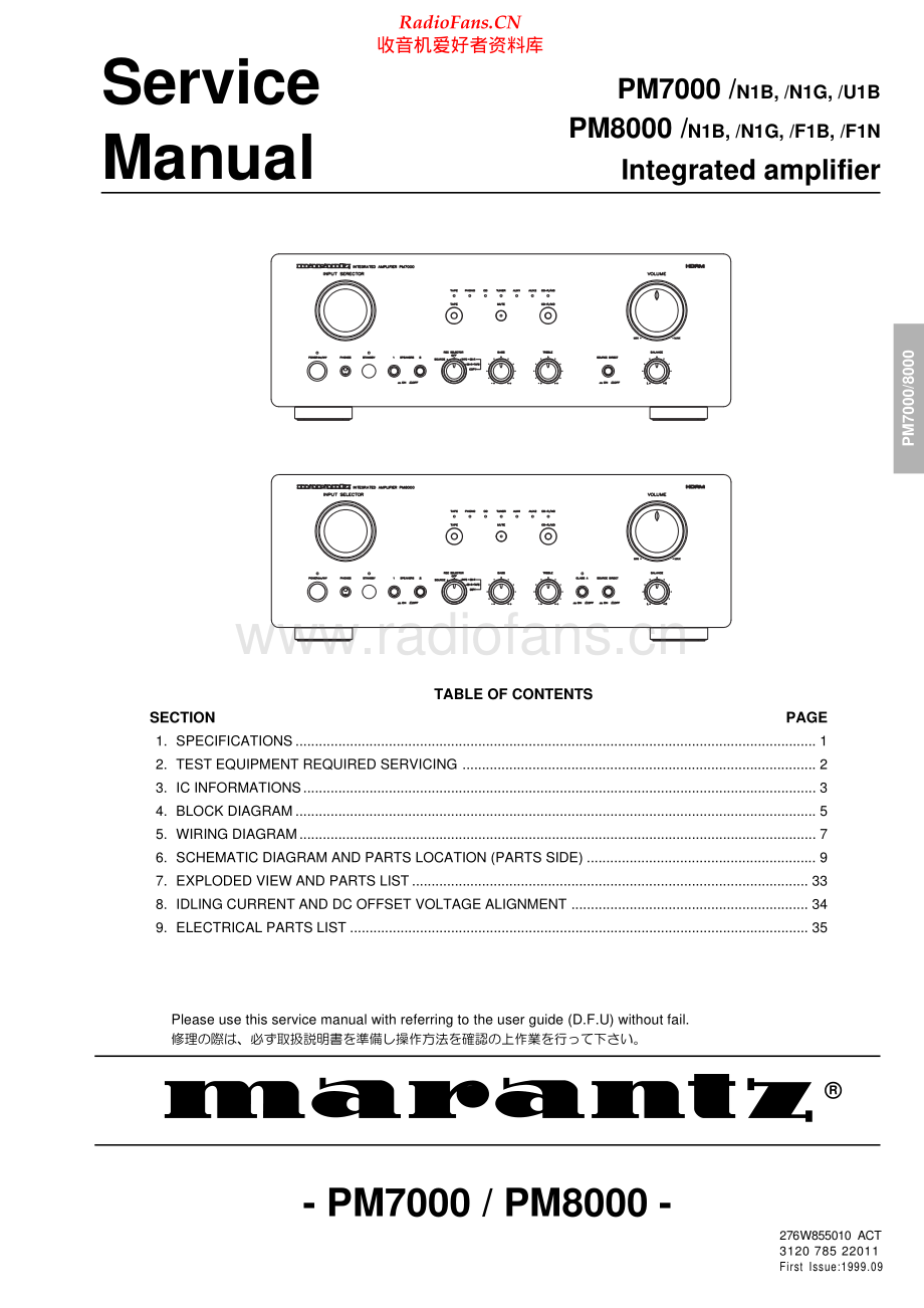 Marantz-PM7000-int-sm 维修电路原理图.pdf_第1页