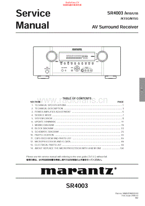 Marantz-SR4003-avr-sm 维修电路原理图.pdf