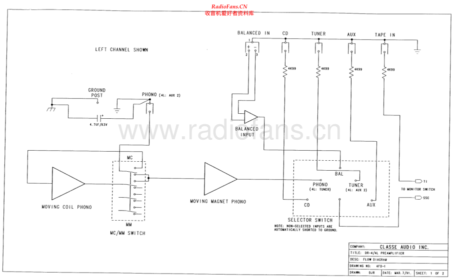 Classe-DR4V1-pre-sch维修电路原理图.pdf_第1页