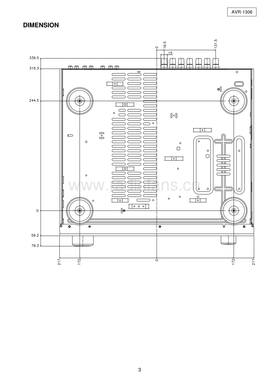 Denon-AVR1306-avr-sm维修电路原理图.pdf_第3页