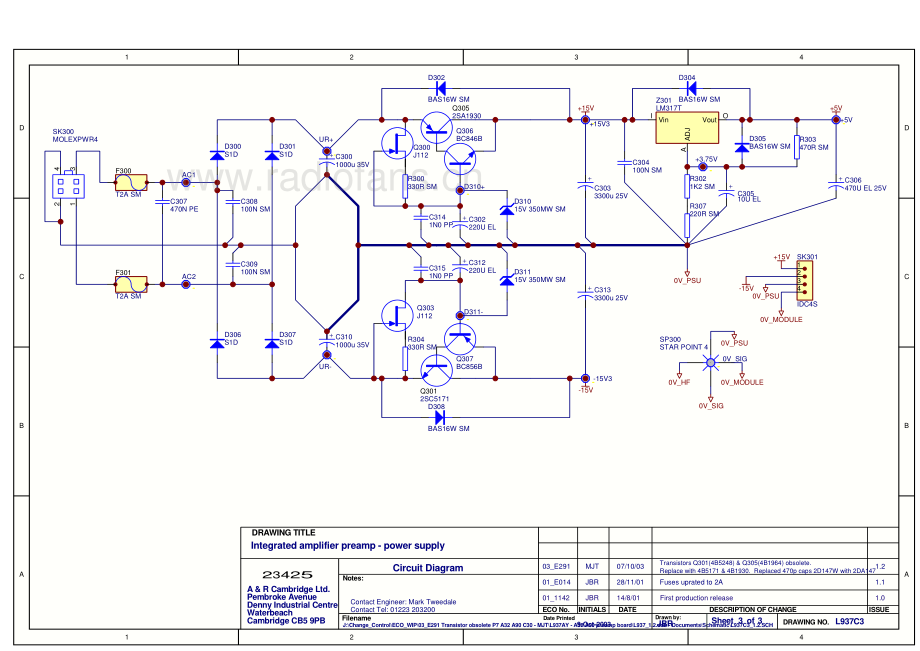 Cambridge-L937CT-int-sch维修电路原理图.pdf_第3页