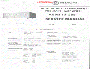 Hitachi-IA600-int-sm 维修电路原理图.pdf
