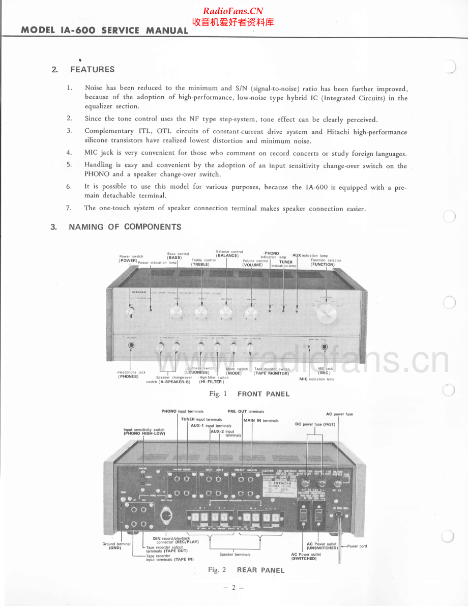 Hitachi-IA600-int-sm 维修电路原理图.pdf_第2页