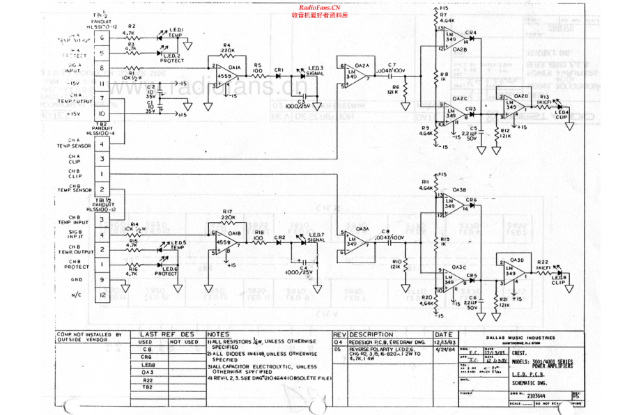 Crest-4001-pwr-sch维修电路原理图.pdf_第2页