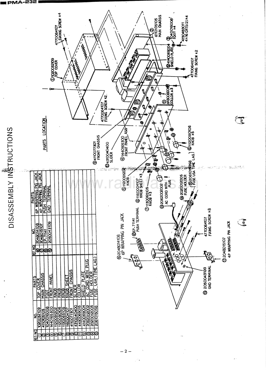 Denon-PMA232-int-sm维修电路原理图.pdf_第3页