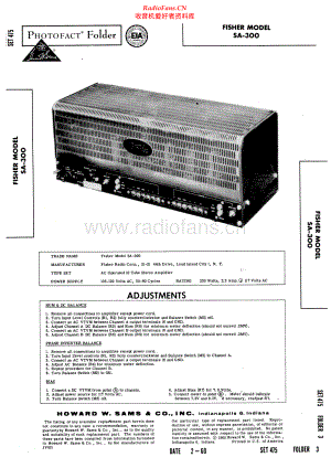 Fisher-SA300-pwr-sm维修电路原理图.pdf