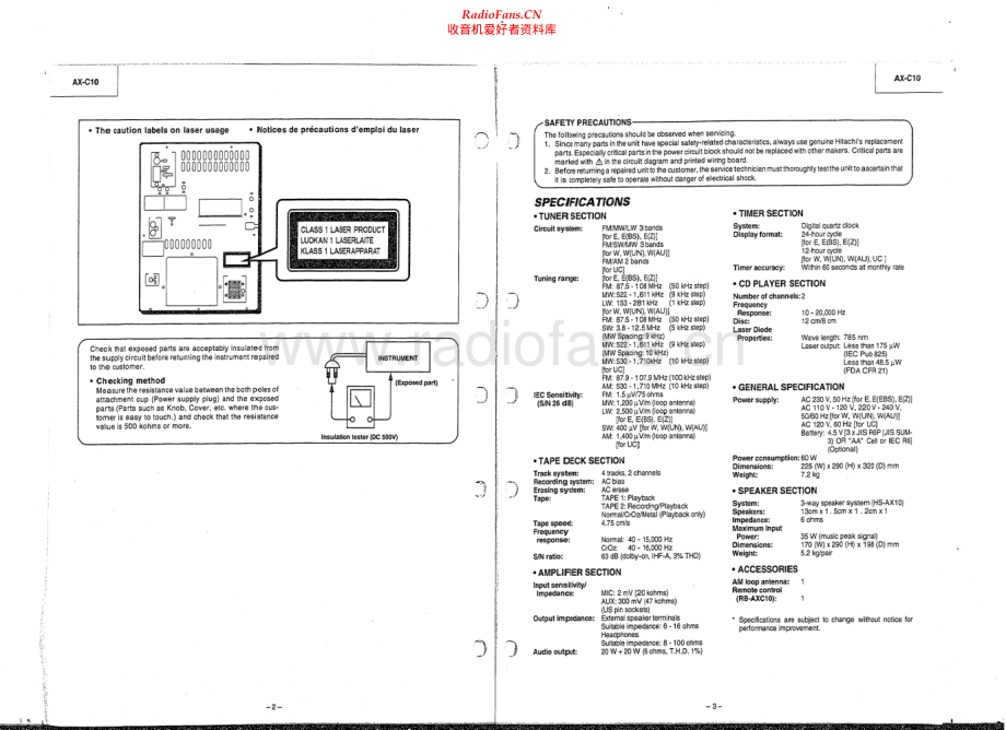 Hitachi-AXC10-mc-sm 维修电路原理图.pdf_第2页