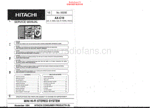 Hitachi-AXC10-mc-sm 维修电路原理图.pdf