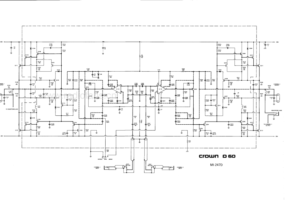 Crown-D60-pwr-sch维修电路原理图.pdf_第3页
