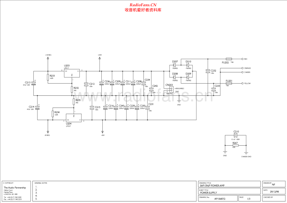 Cambridge-P500-pwr-sch维修电路原理图.pdf_第1页