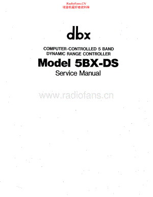 DBX-5BXDS-drc-sm维修电路原理图.pdf