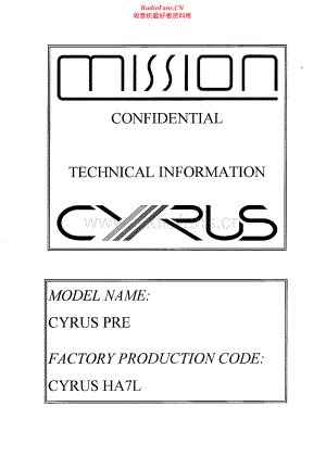 Cyrus-PRE-pre-sm维修电路原理图.pdf