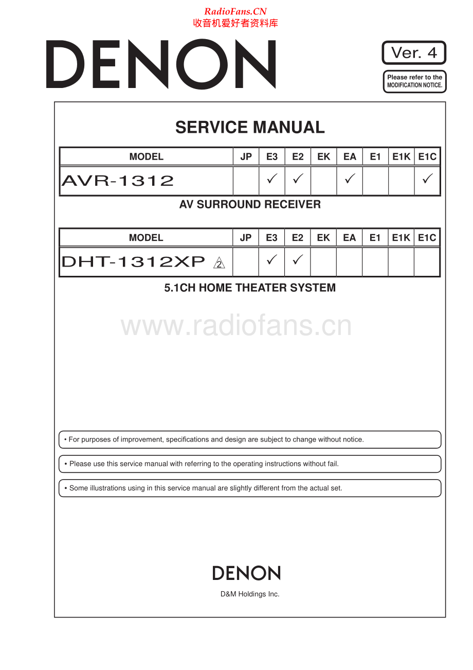 Denon-AVR1312-avr-sm维修电路原理图.pdf_第1页