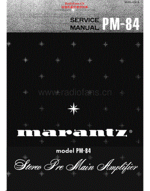 Marantz-PM84-int-sm 维修电路原理图.pdf