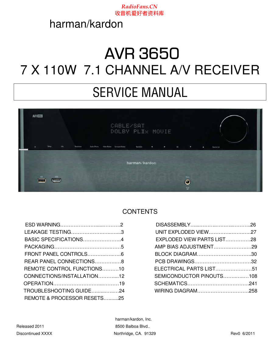 HarmanKardon-AVR3650-avr-sm维修电路原理图.pdf_第1页
