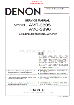 Denon-AVR3805US-avr-sm维修电路原理图.pdf