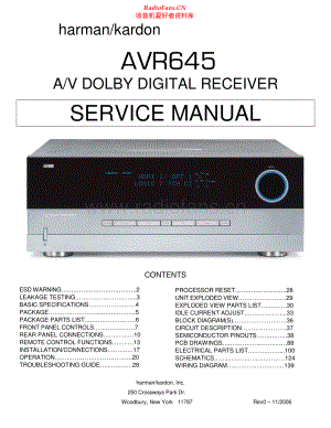 HarmanKardon-AVR645-avr-sm维修电路原理图.pdf
