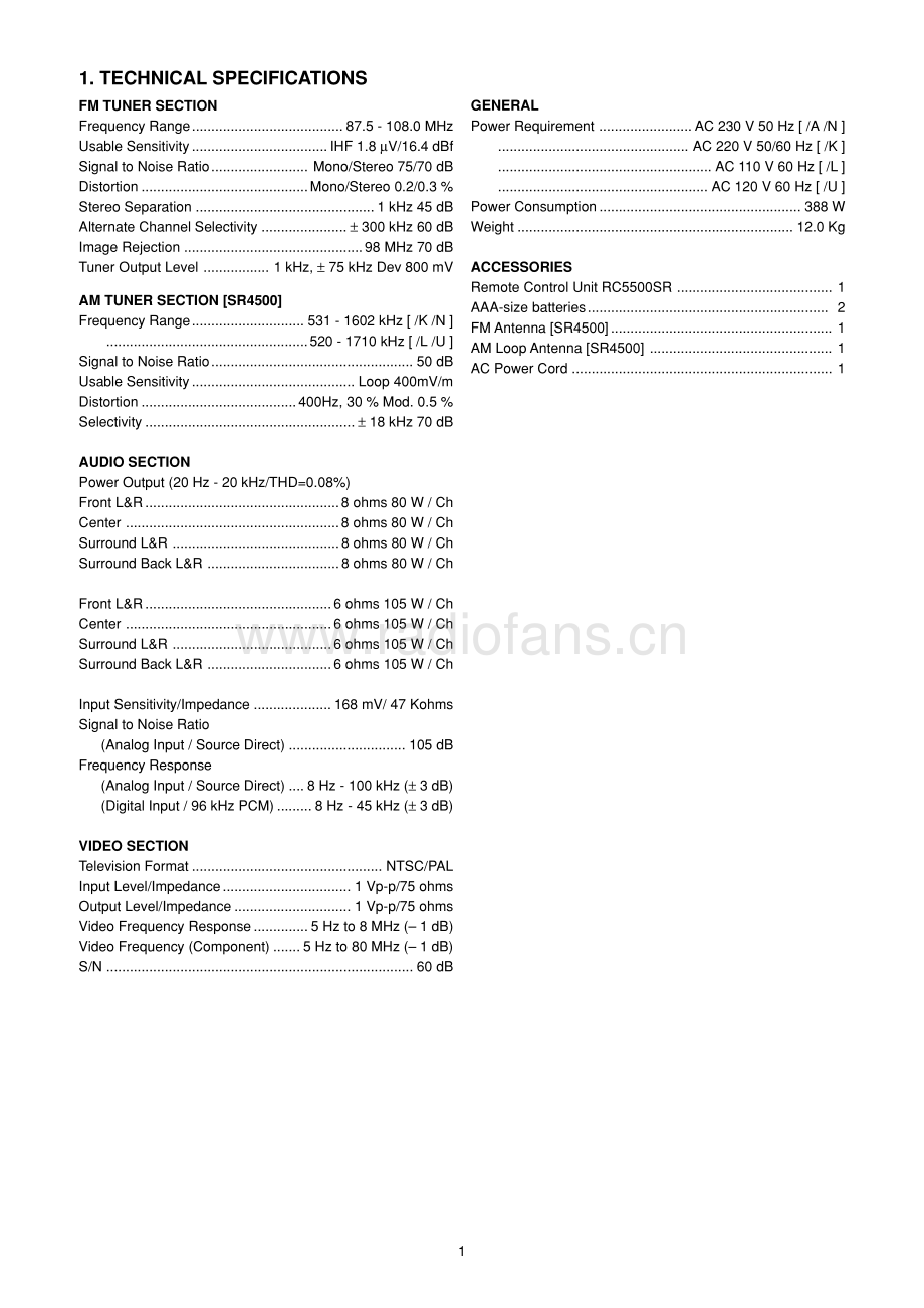 Marantz-PS4500-avr-sm 维修电路原理图.pdf_第3页