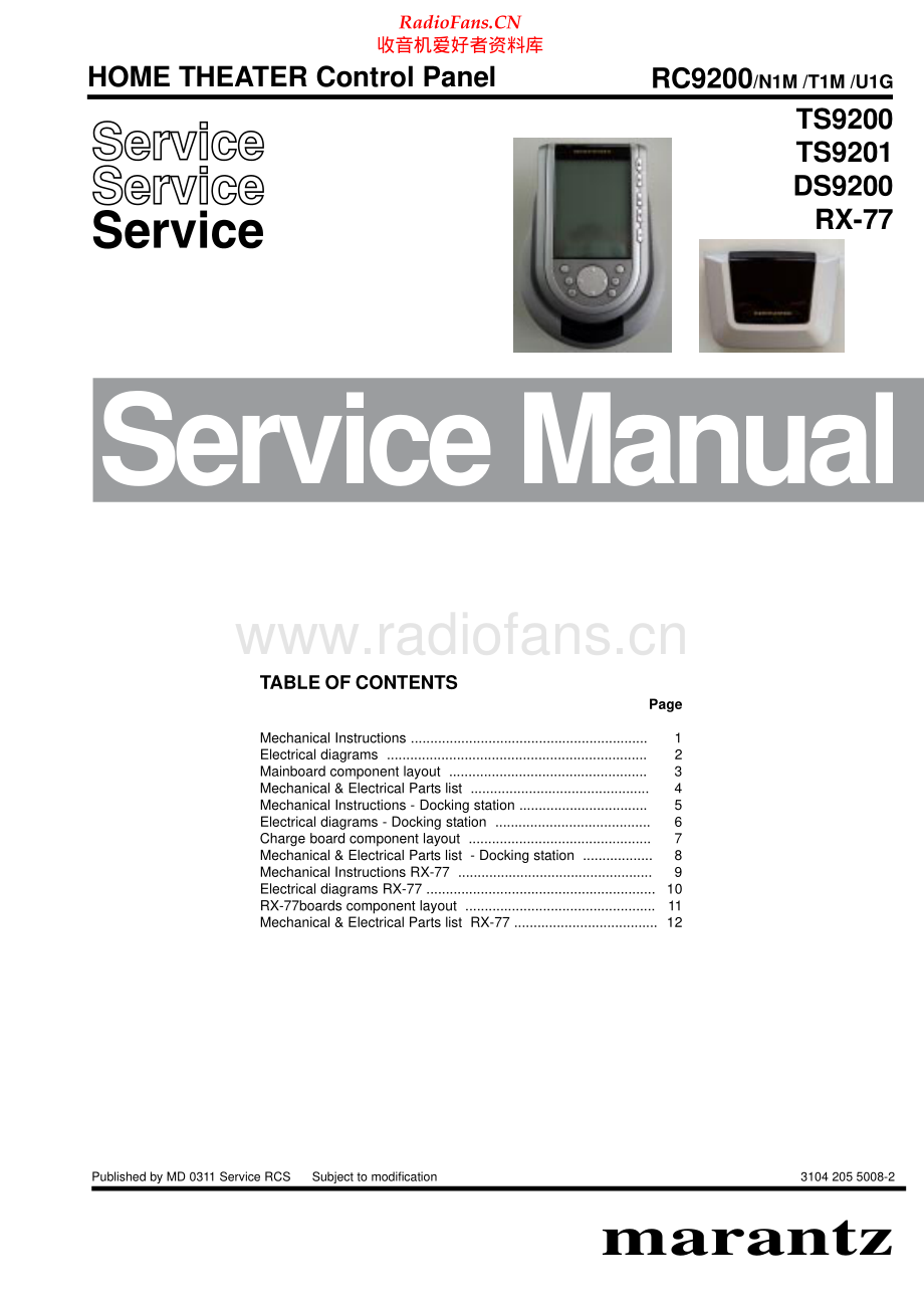 Marantz-DS9200-htcp-sm 维修电路原理图.pdf_第1页