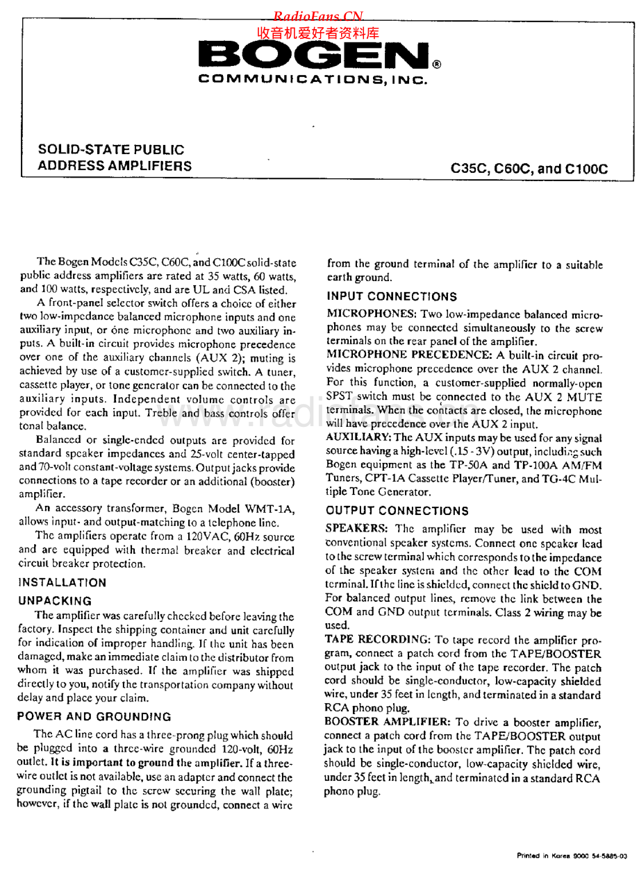 Bogen-C60C-pa-sm维修电路原理图.pdf_第1页