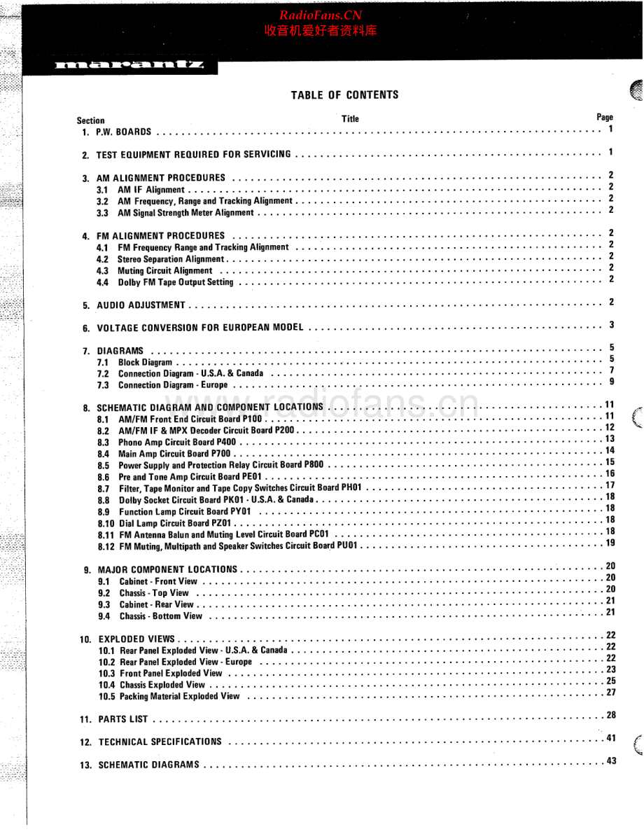 Marantz-2330B-int-sm 维修电路原理图.pdf_第2页