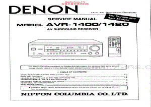 Denon-AVR1400-avr-sm维修电路原理图.pdf