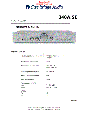 Cambrigde-340ASE-int-sm维修电路原理图.pdf