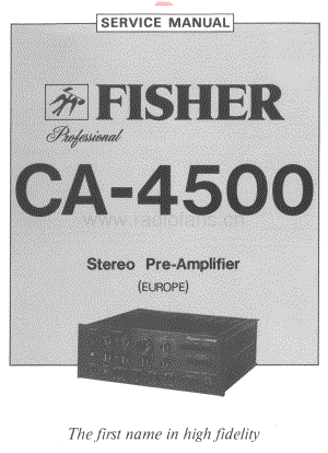 Fisher-CA4500-pre-sm维修电路原理图.pdf