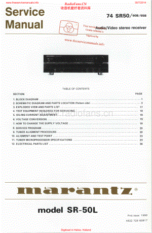 Marantz-SR50L-avr-sm 维修电路原理图.pdf