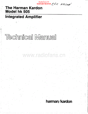 HarmanKardon-HK505-int-sm维修电路原理图.pdf