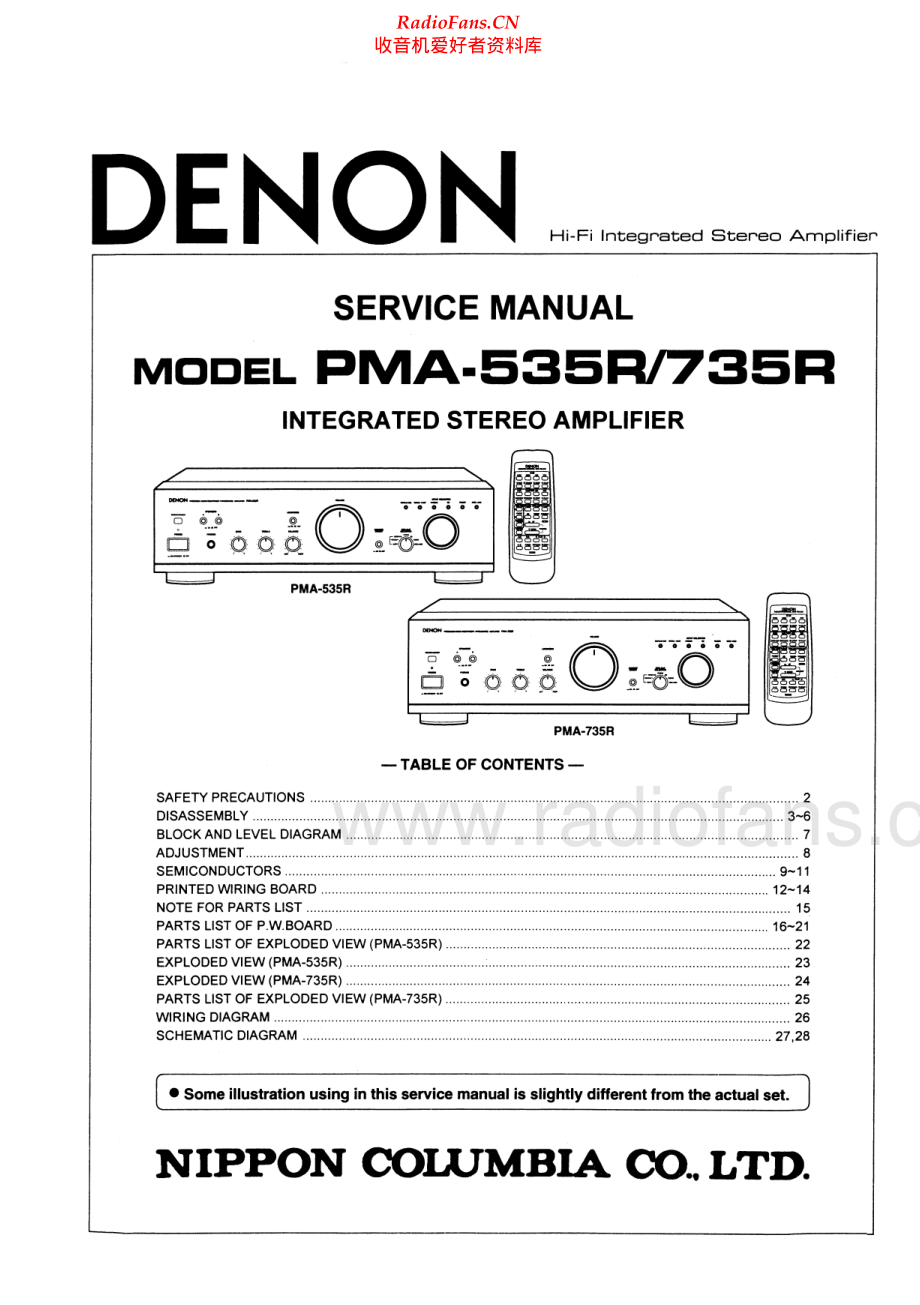 Denon-PMA535-int-sm维修电路原理图.pdf_第1页