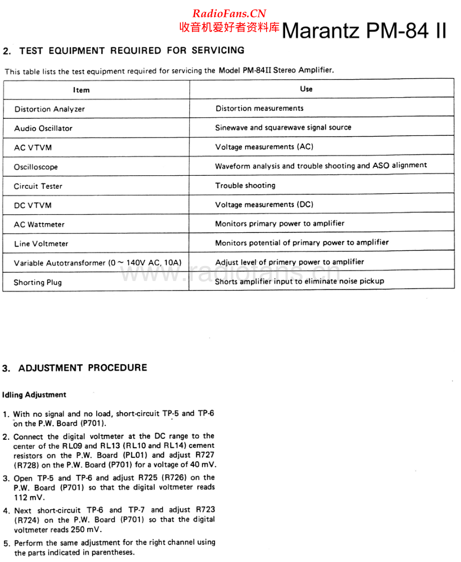 Marantz-PM84_MK2-int-sch2 维修电路原理图.pdf_第1页