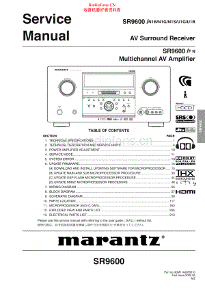Marantz-SR9600-av-sm 维修电路原理图.pdf