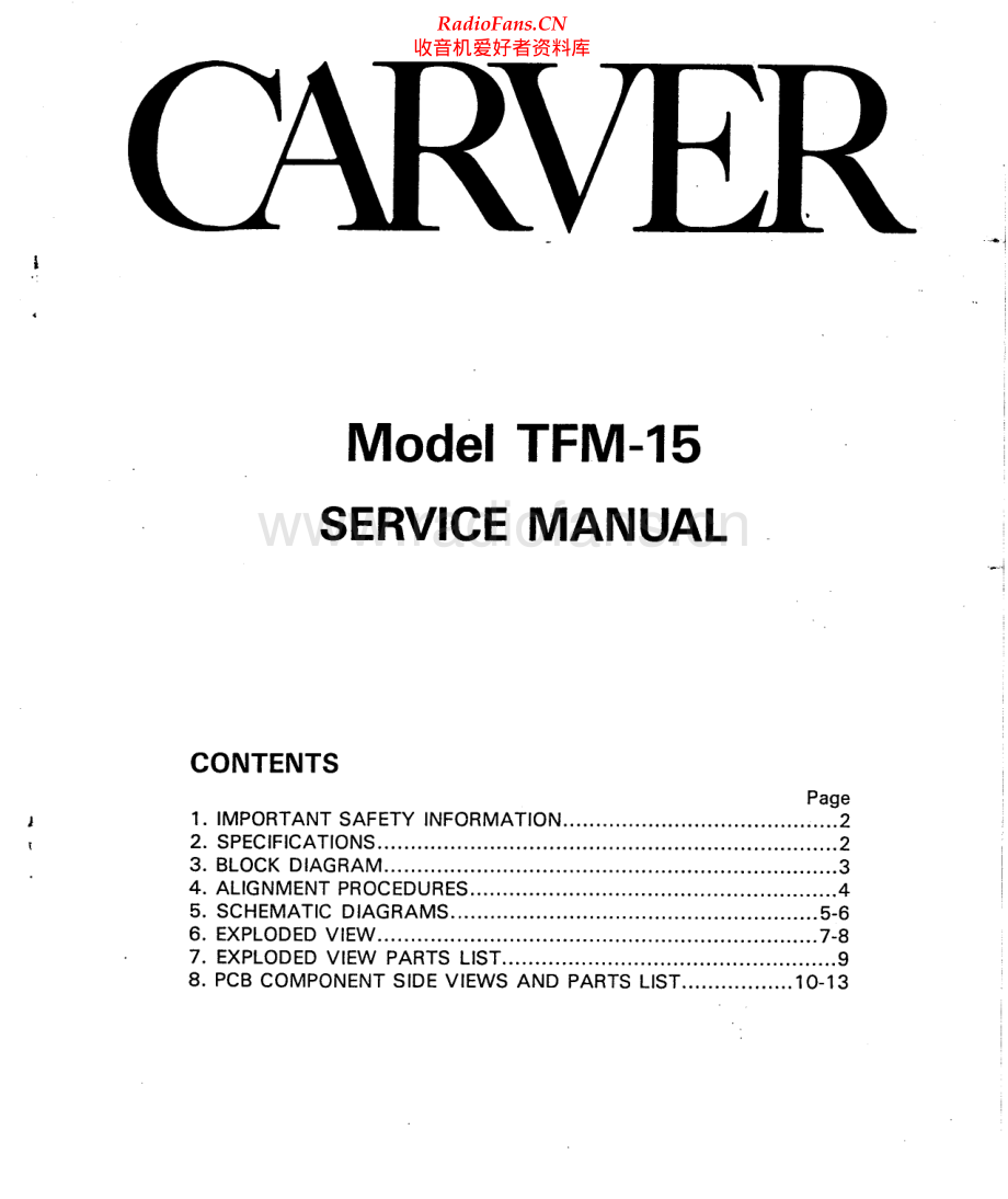 Carver-TFM15-pwr-sm维修电路原理图.pdf_第1页