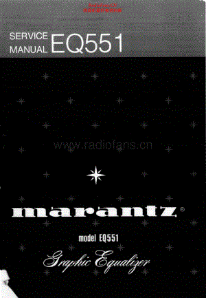 Marantz-EQ551-eq-sm 维修电路原理图.pdf