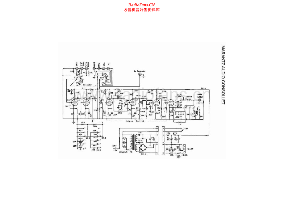 Marantz-Consolette-int-sch 维修电路原理图.pdf_第1页