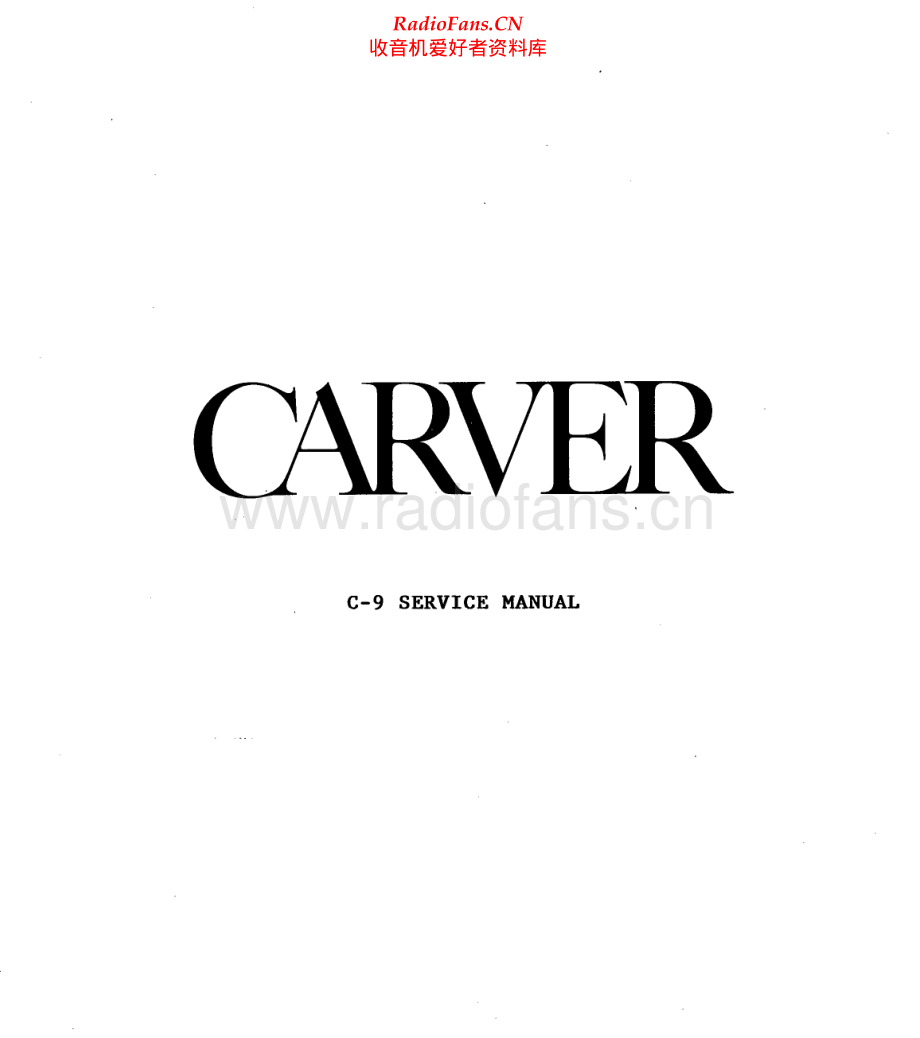 Carver-C9-sp-sm维修电路原理图.pdf_第1页