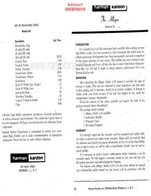 HarmanKardon-A10-int-sch维修电路原理图.pdf