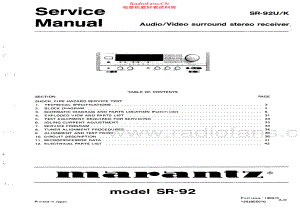 Marantz-SR92-avr-sm 维修电路原理图.pdf