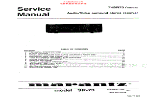 Marantz-SR73-avr-sm 维修电路原理图.pdf