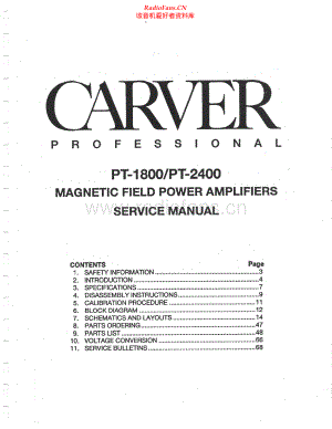 Carver-PT2400-pwr-sch维修电路原理图.pdf