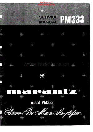 Marantz-PM333-int-sm 维修电路原理图.pdf
