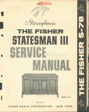 Fisher-StatesmanS78-mc-sm维修电路原理图.pdf