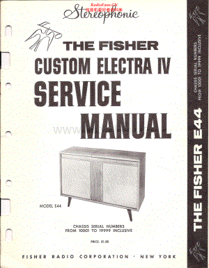 Fisher-CustomElectraE44-mc-sm维修电路原理图.pdf