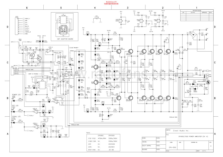 Crest-CPX900-pwr-sch维修电路原理图.pdf_第1页