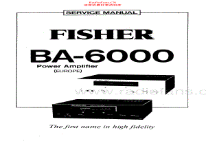 Fisher-BA6000-pwr-sm维修电路原理图.pdf