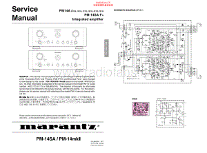 Marantz-PM14A-int-sch 维修电路原理图.pdf