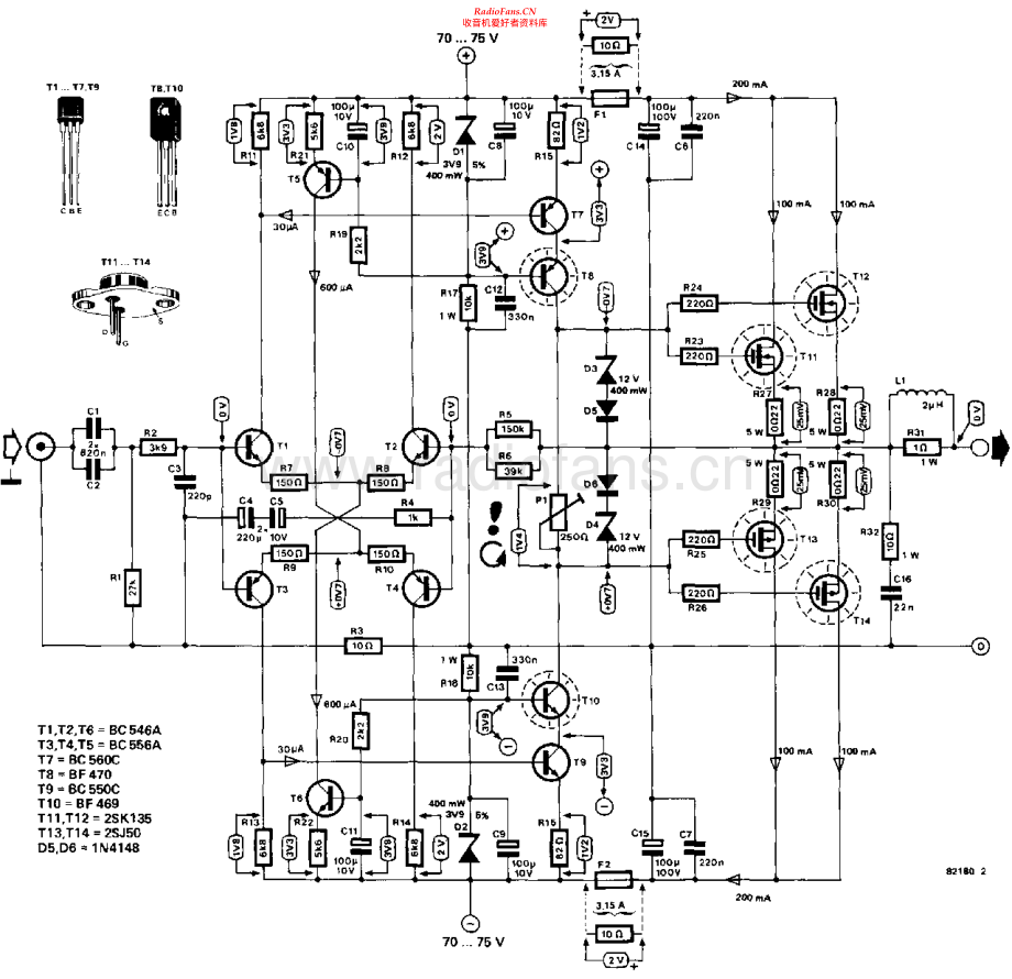 Crest-300-pwr-sch维修电路原理图.pdf_第1页