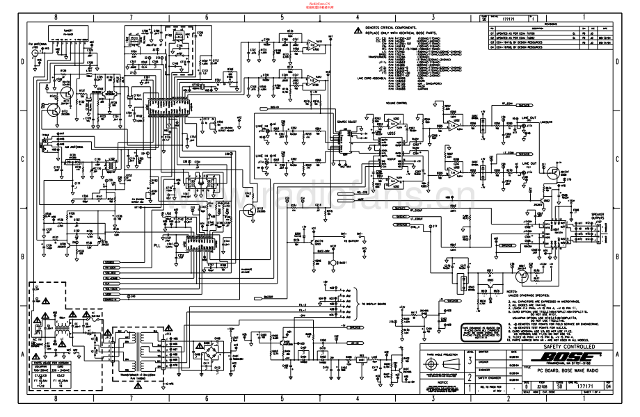 Bose-Wave1994-sch维修电路原理图.pdf_第1页